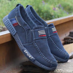 Hot Men Casual Shoes Canvas Shoes For Men Denim Loafers Shoes Breathable Men Fashion Sneakers Men Walking Shoes  Male Footwear